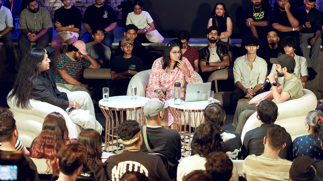 Photo of set In Conversation With: Karan Kanchan & Ankur Téwari.