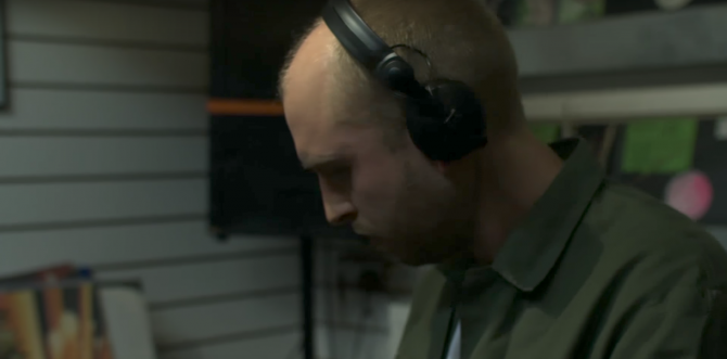 Photo of set YAM Records DJs.