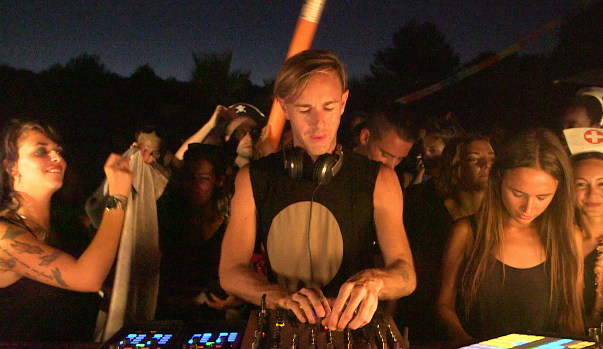 Photo of set Richie Hawtin.