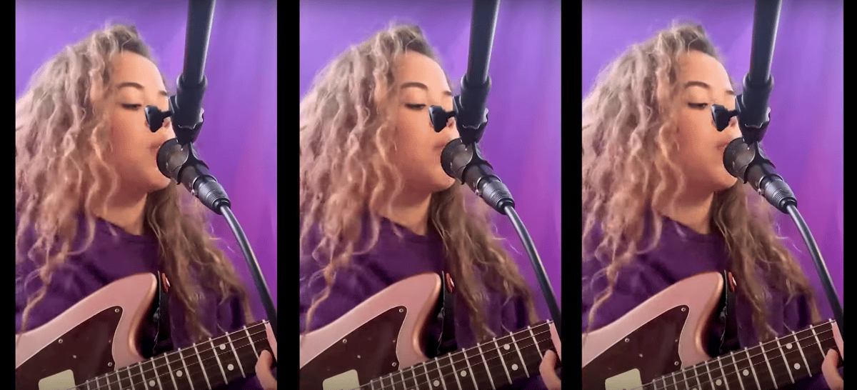 Photo of set Nilufer Yanya.