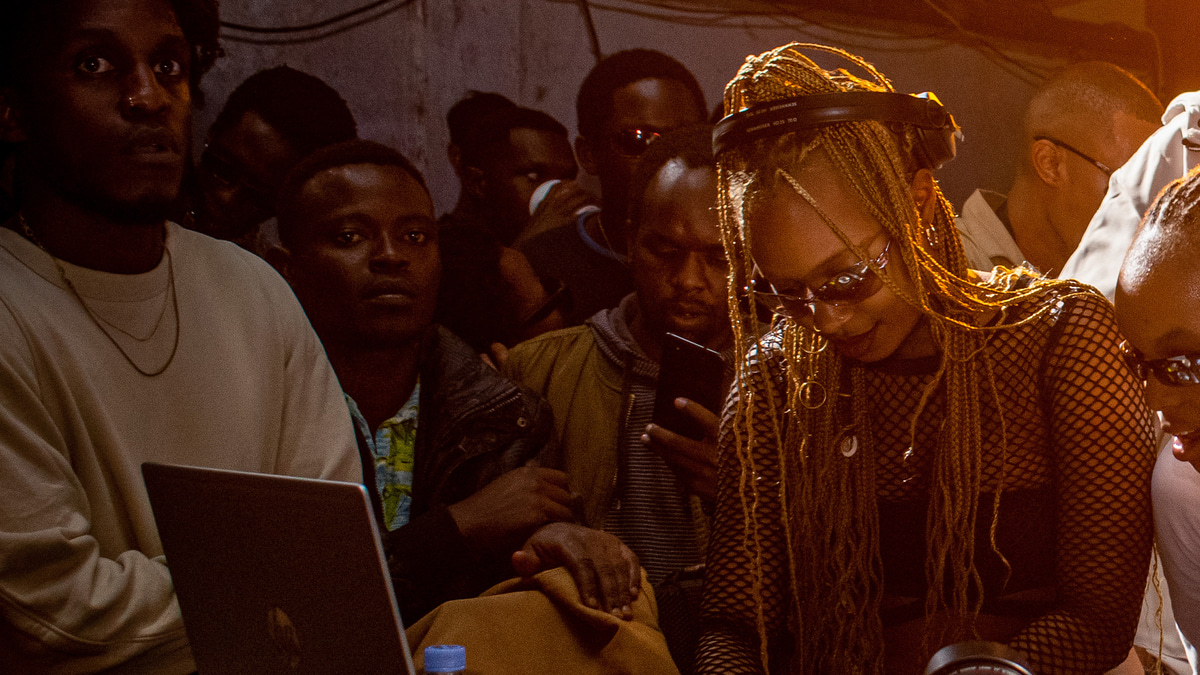 Photo of set DJ Iche.