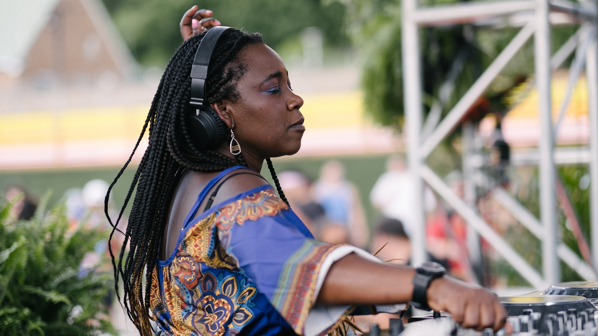 Photo of set Jenifa Mayanja.