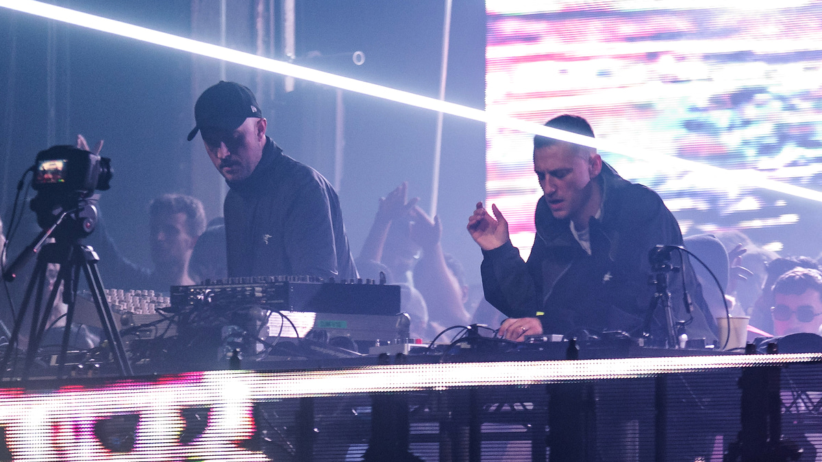 Photo of set Overmono.