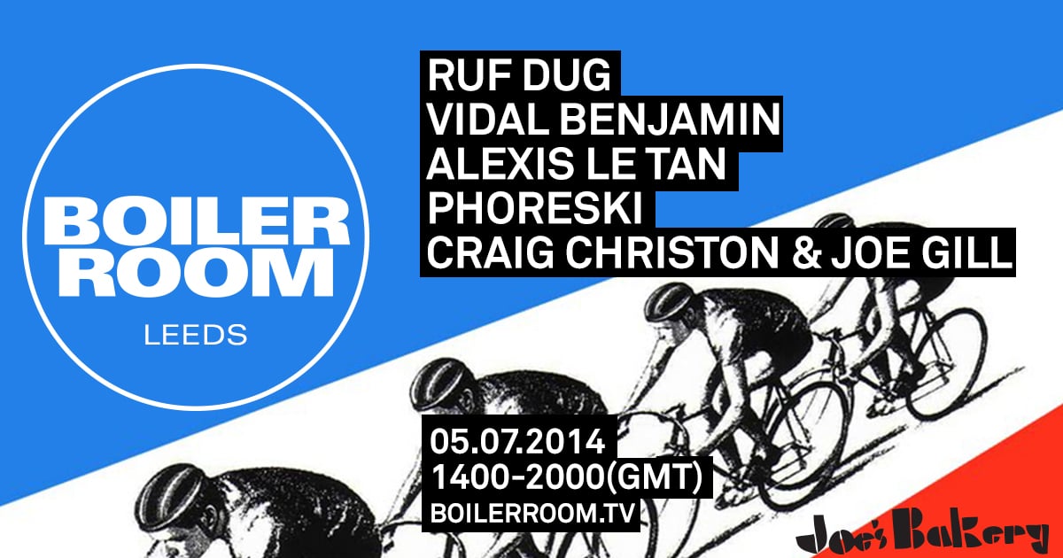 Leeds: Ruf Dug, Vidal Benjamin, Alexis Le Tan, Phoreski, Craig Christon, Joe Gill flyer