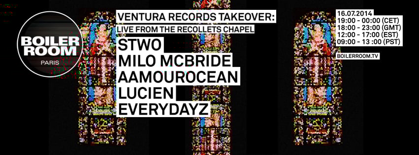 Paris: Ventura Records flyer