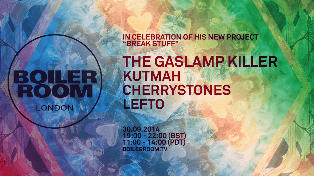 The Gaslamp Killer Presents 'Break Stuff' flyer