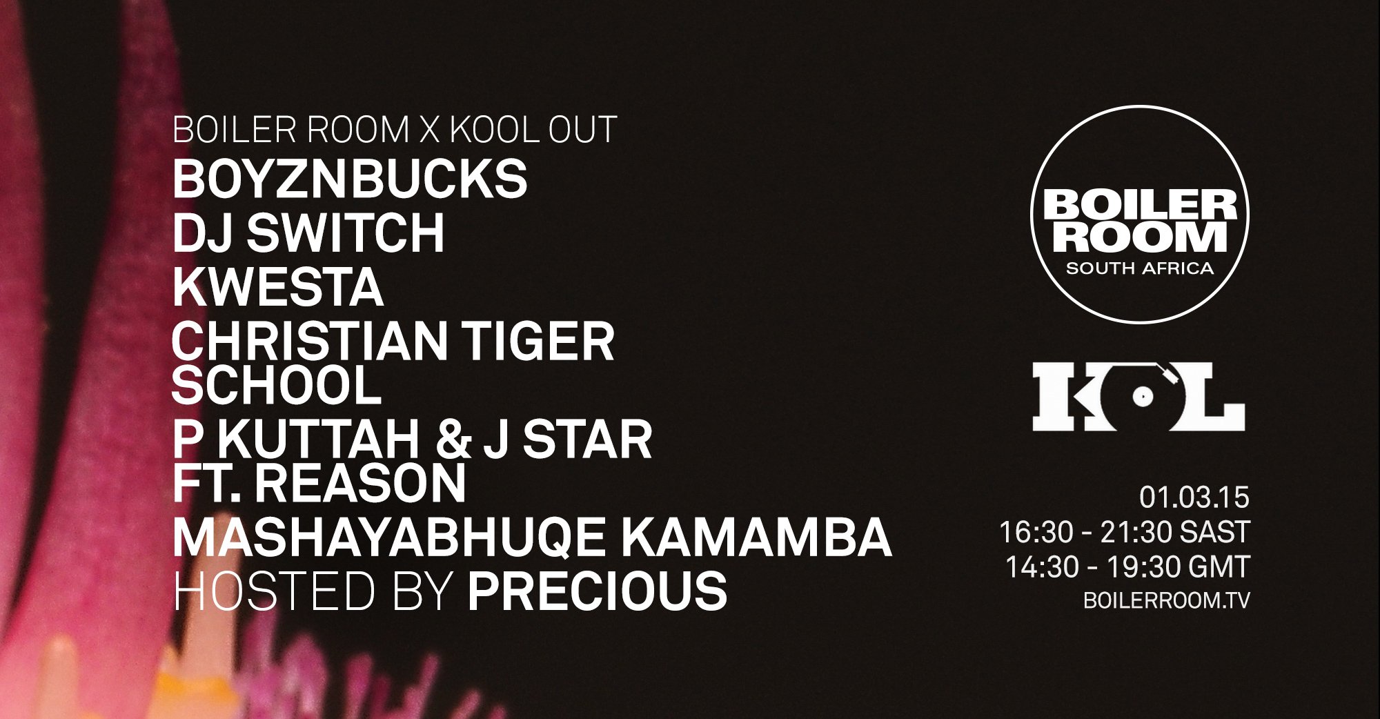 Boiler Room x Kool Out  flyer