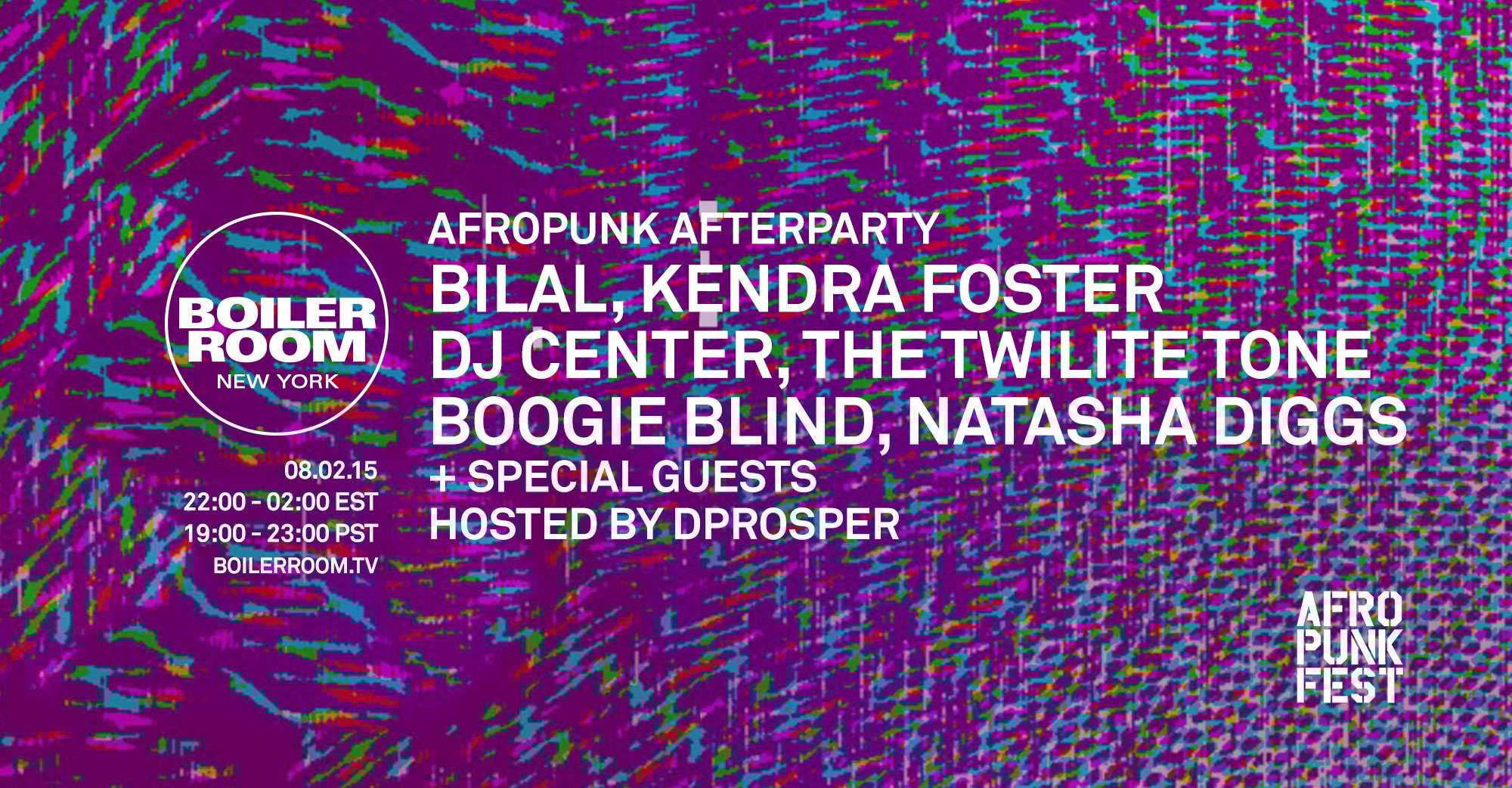 Afropunk After Dark: Bilal & Friends flyer
