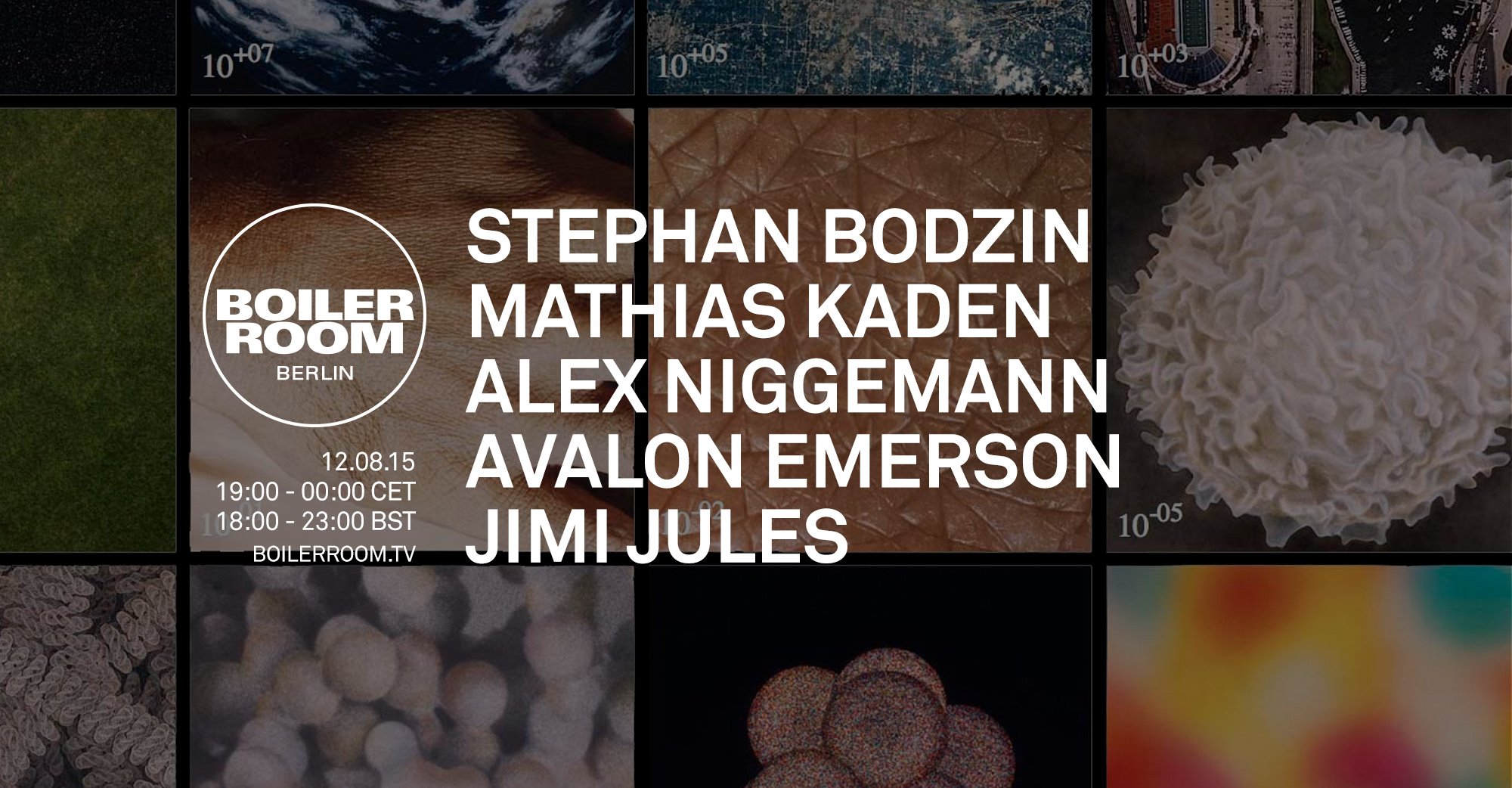 Berlin: Stephan Bodzin, Mathias Kaden, Alex Niggemann, Avalon Emerson, Jimi Jules flyer