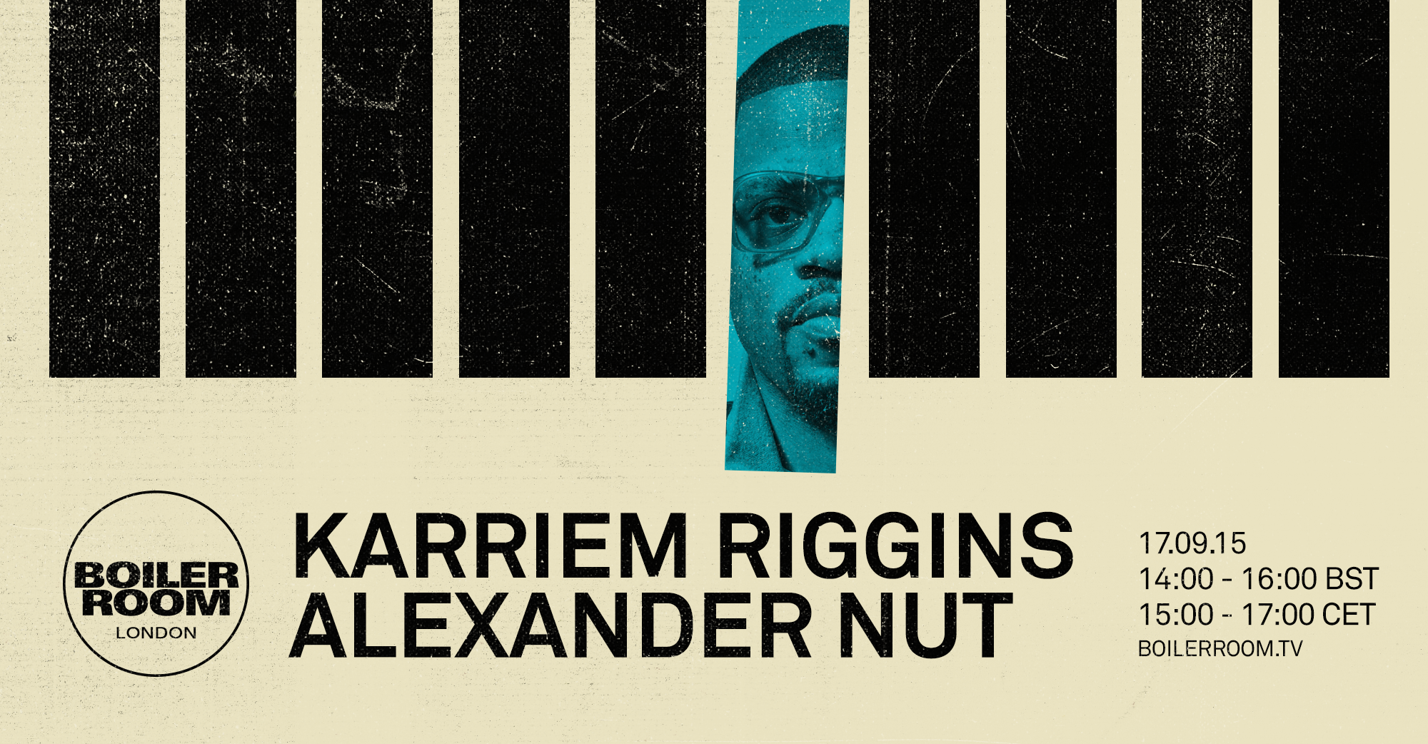 London: Karriem Riggins & Alexander Nut flyer