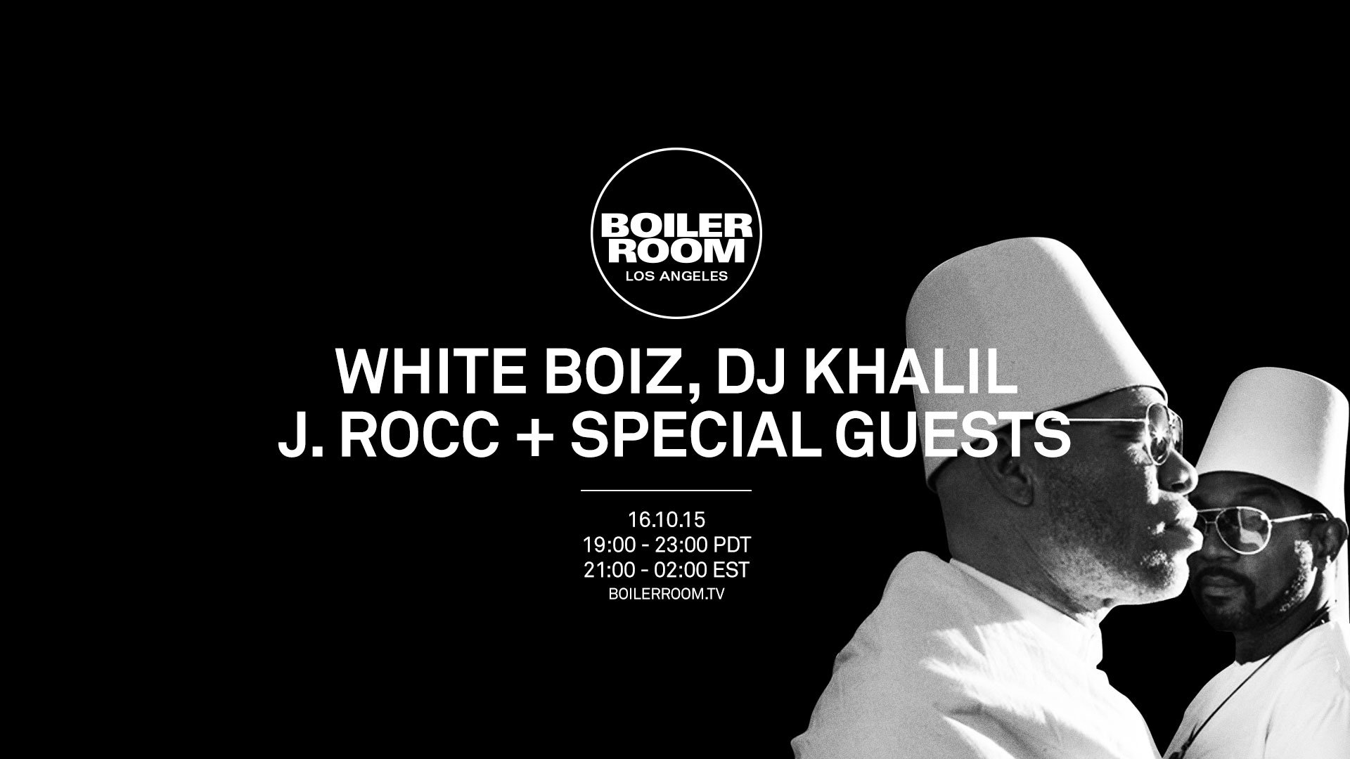 Los Angeles: White Boiz, DJ Khalil, J. Rocc + special guests flyer