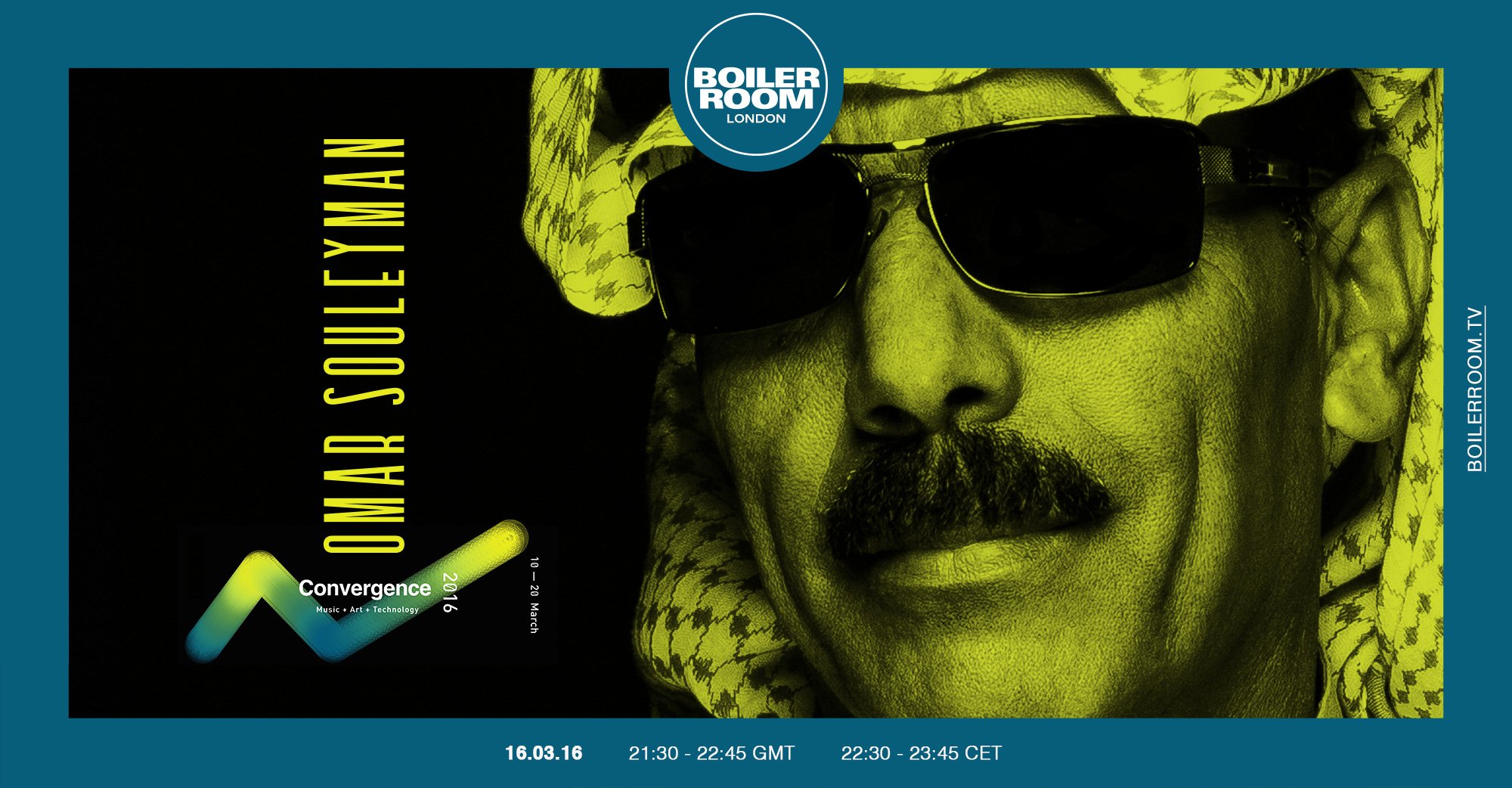 Convergence: Omar Souleyman flyer