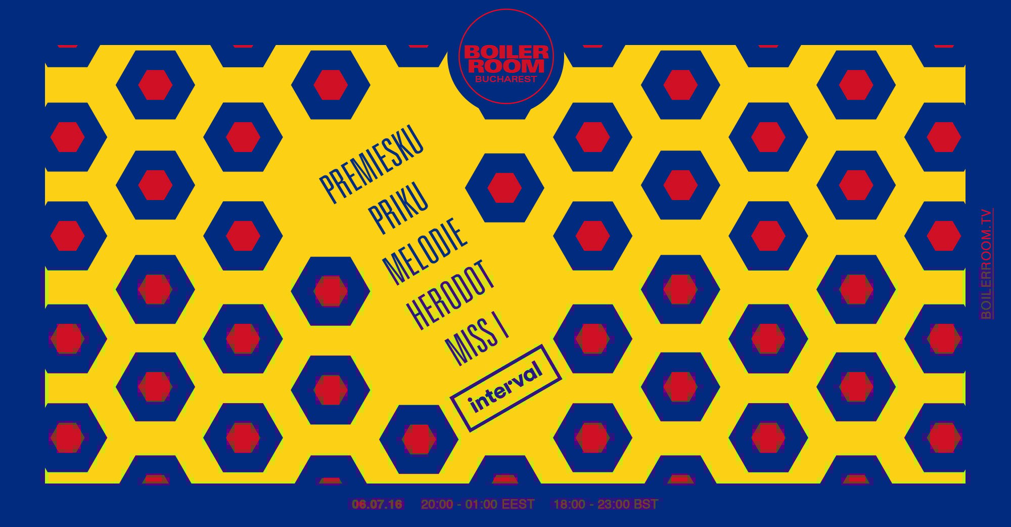 Bucharest: Interval with Premiesku, Priku, Melodie, Herodot & Miss I flyer