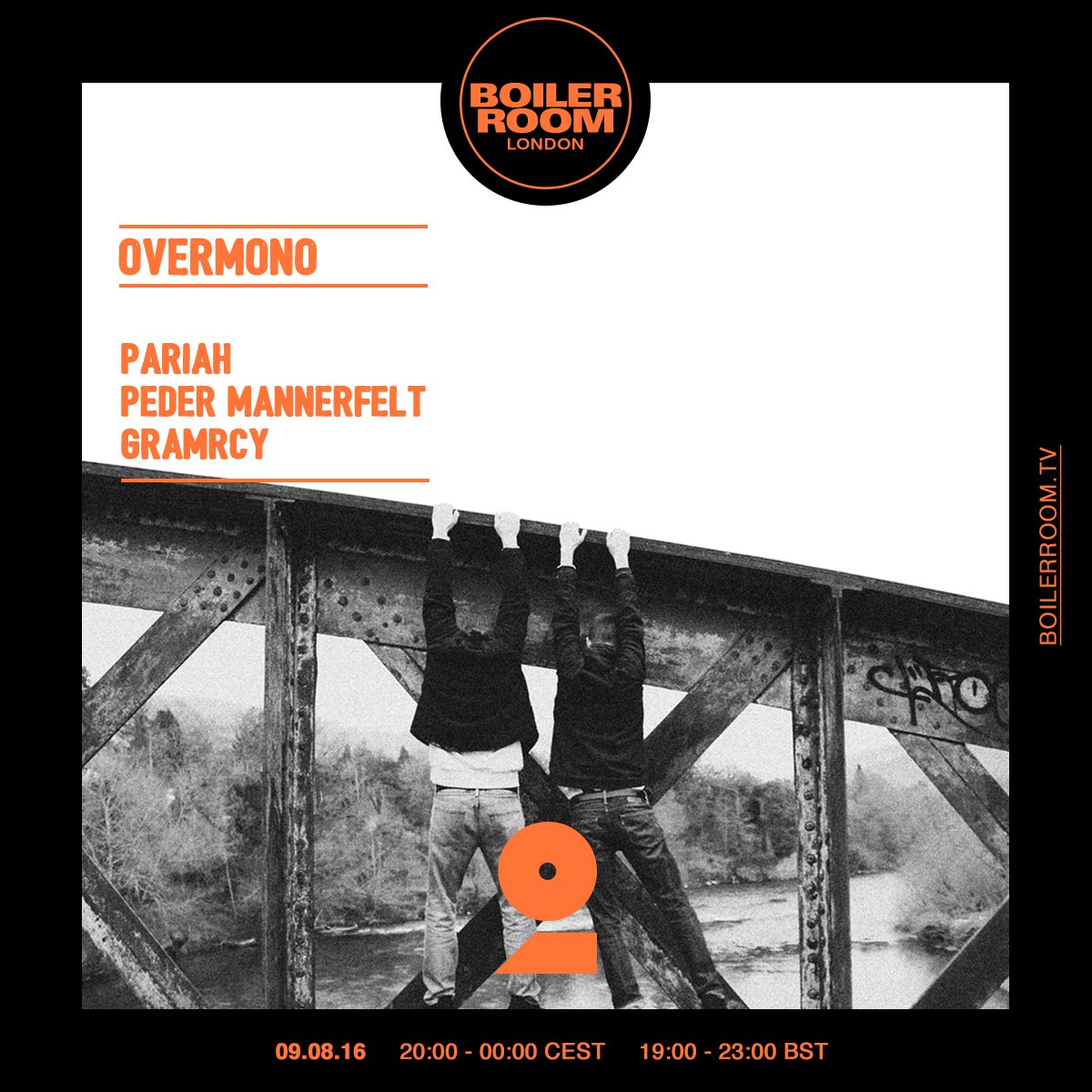 London: Overmono, Pariah, Peder Mannerfelt, Gramrcy flyer