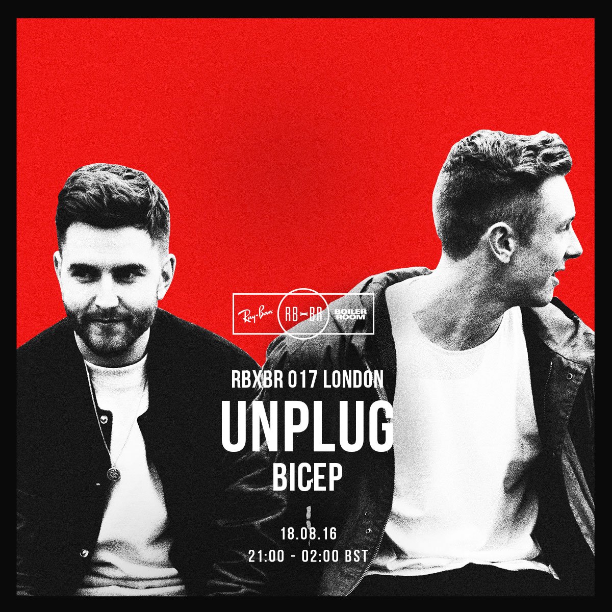 London: Ray-Ban x Boiler Room 017 flyer