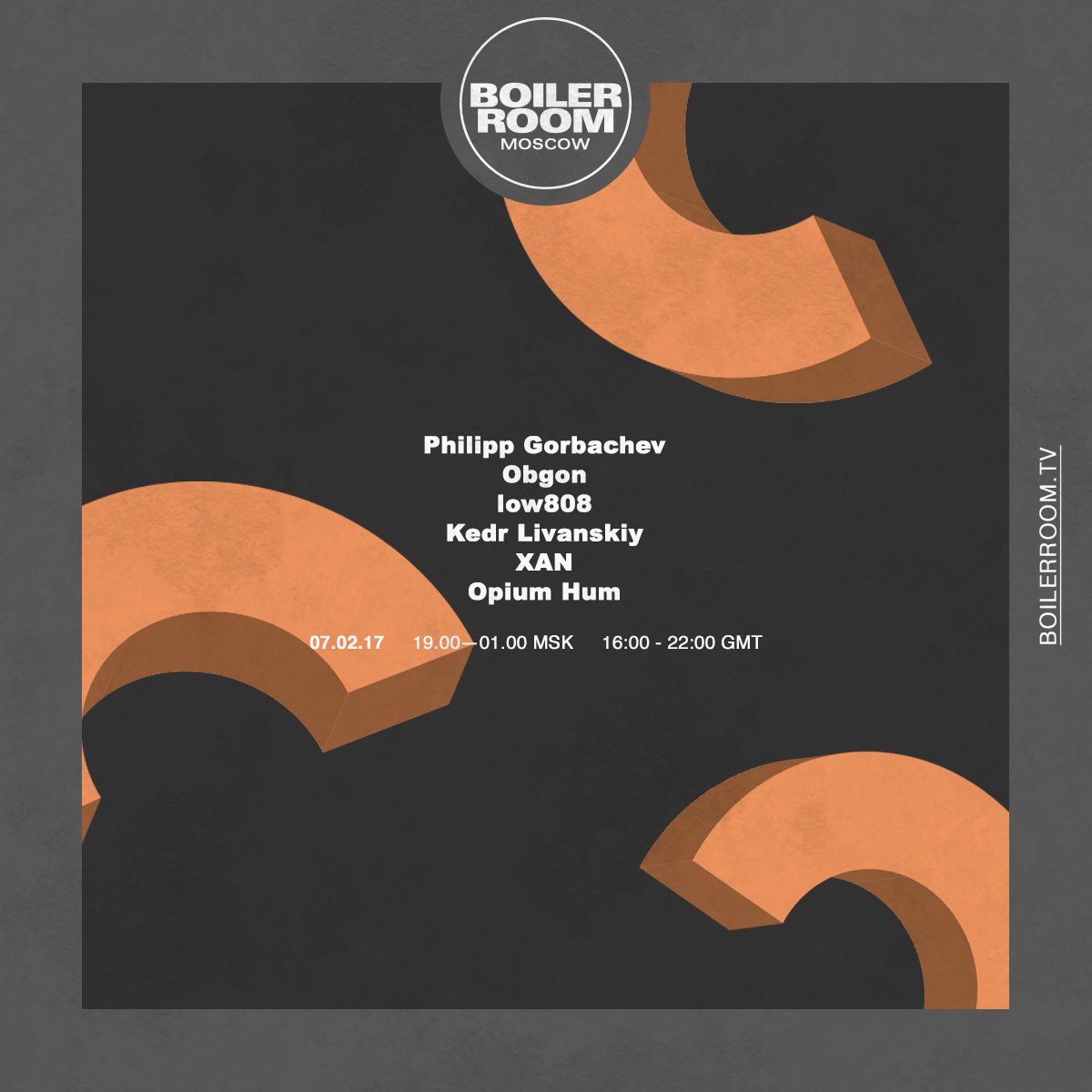 Boiler Room Moscow flyer