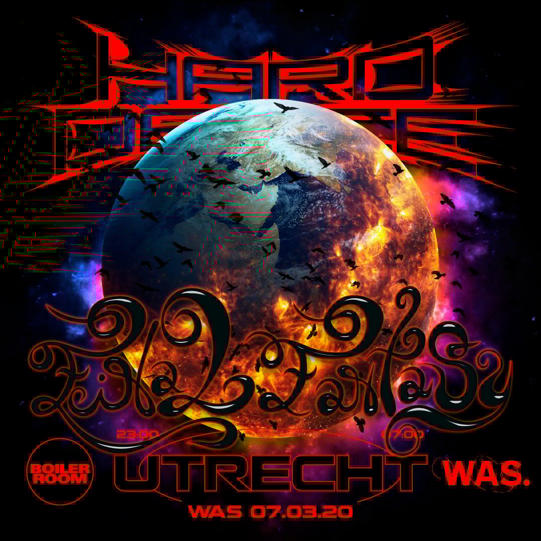 HARD DANCE x WAS flyer