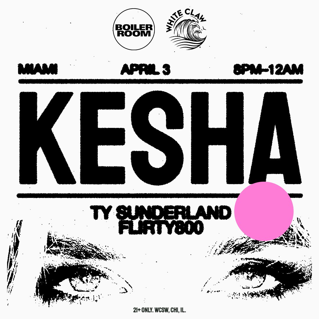 Boiler Room x White Claw: Miami flyer