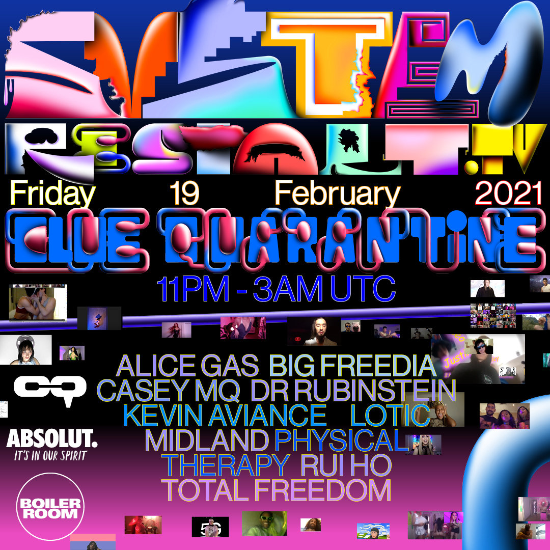 Club Quarantine flyer