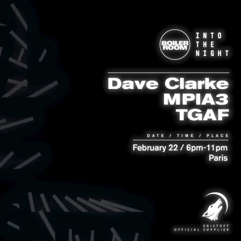 Into The Night: Paris flyer