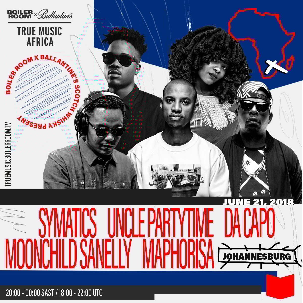 True Music: Johannesburg flyer