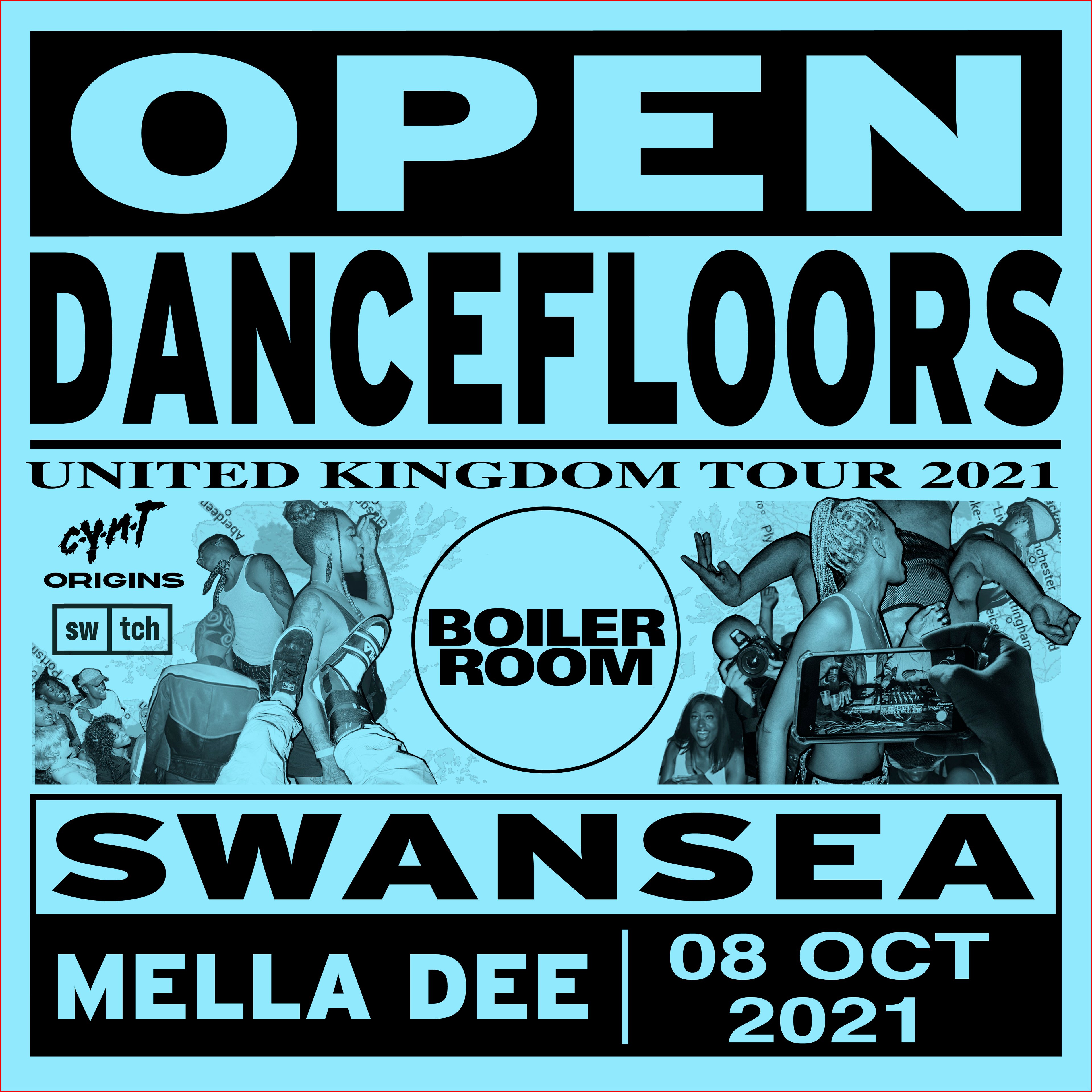 Open Dancefloors | Swansea flyer