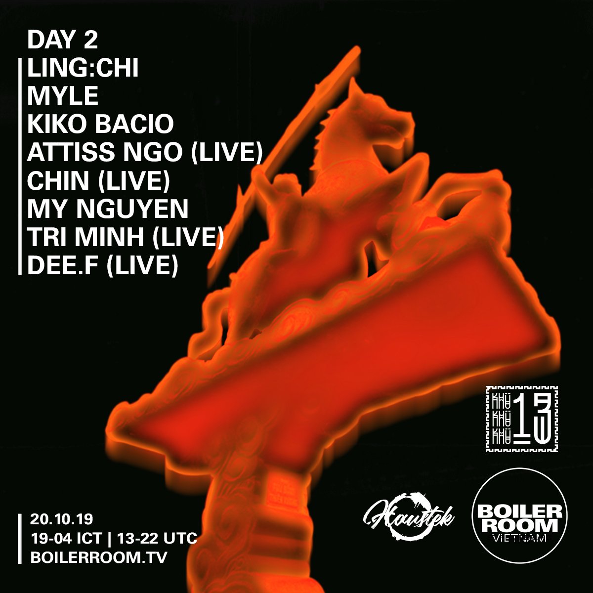 Boiler Room Ho-Chi Minh flyer