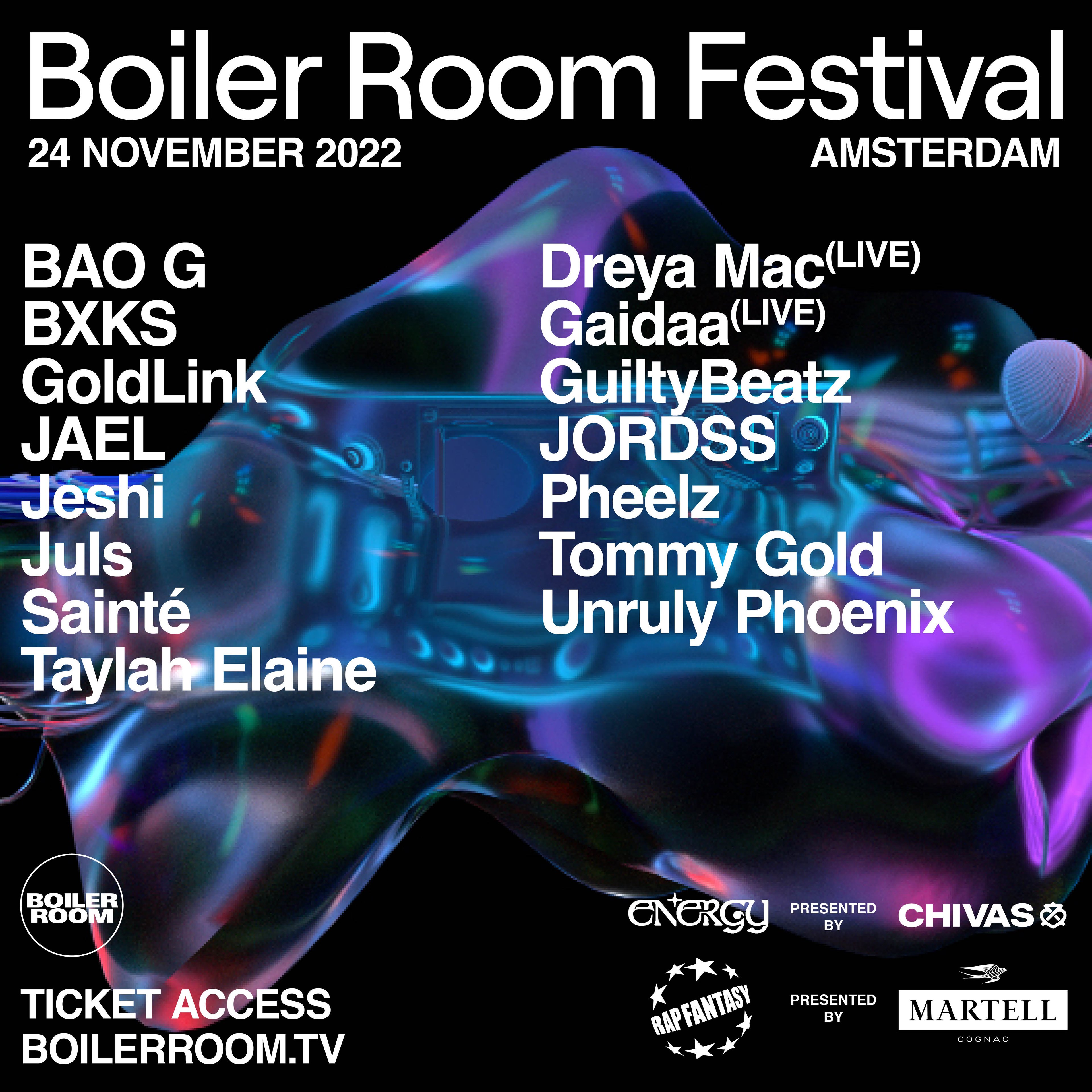 Boiler Room Festival Amsterdam | Day 1 flyer