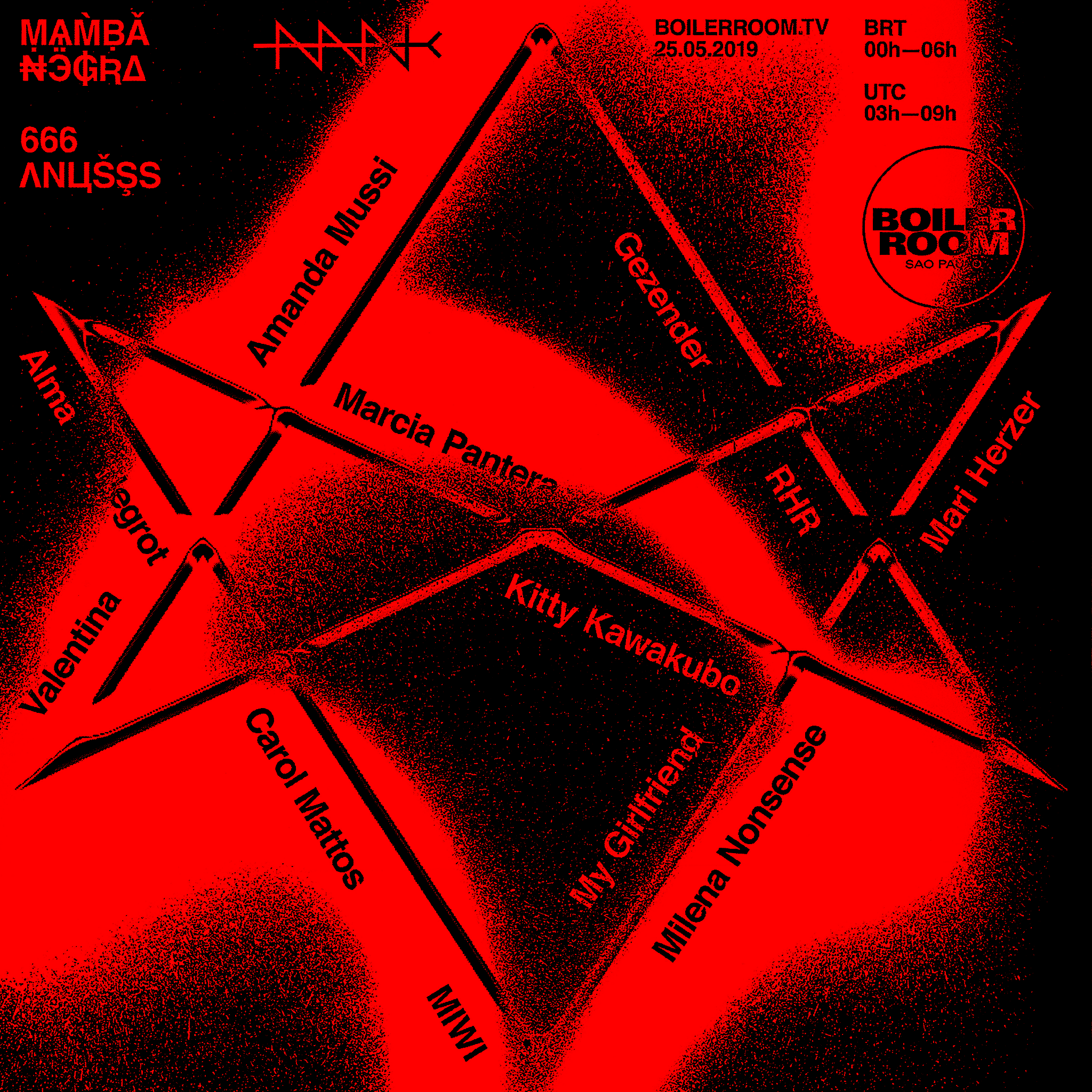 Boiler Room Sao Paulo: Mamba Negra flyer