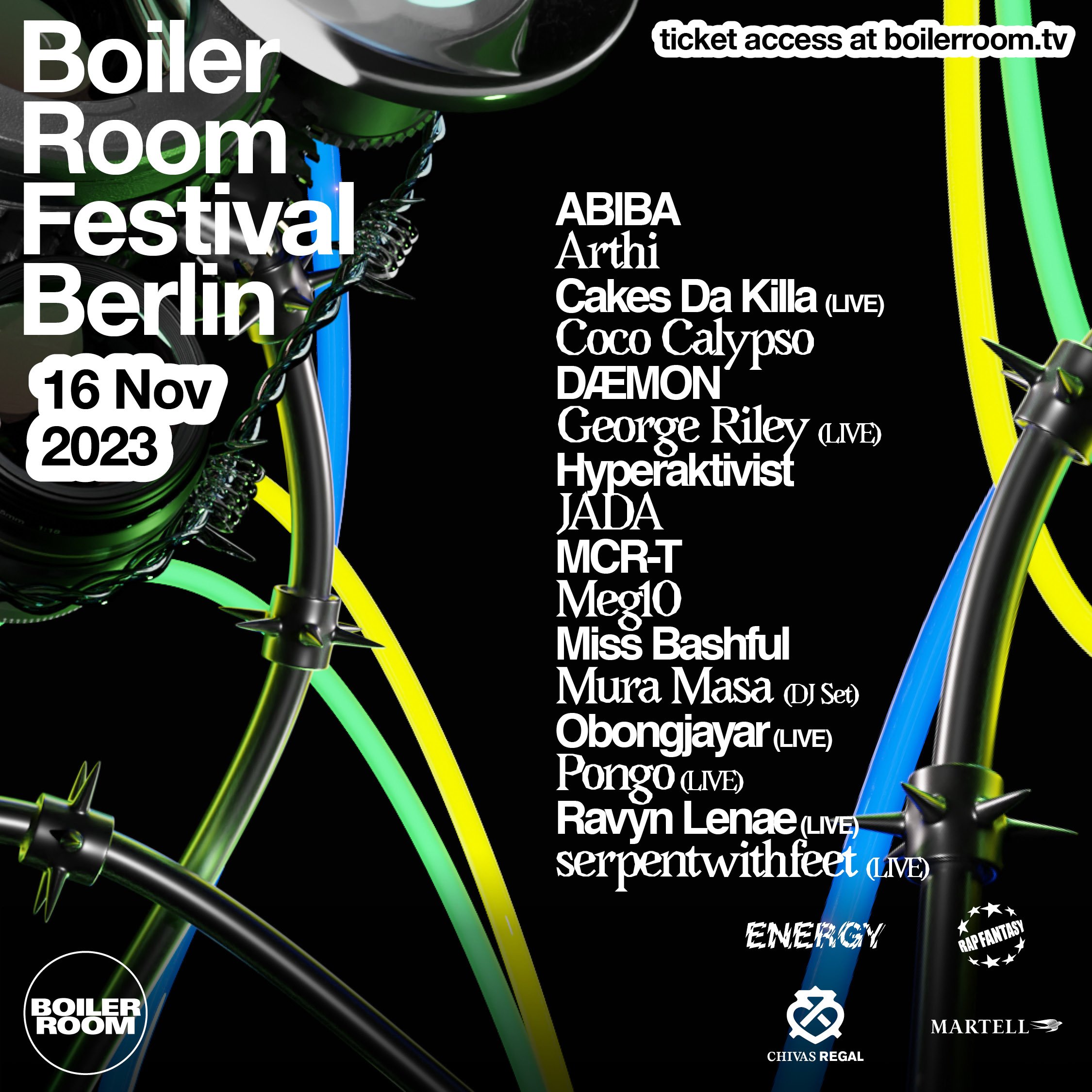 Boiler Room Festival Berlin | Day 1 flyer