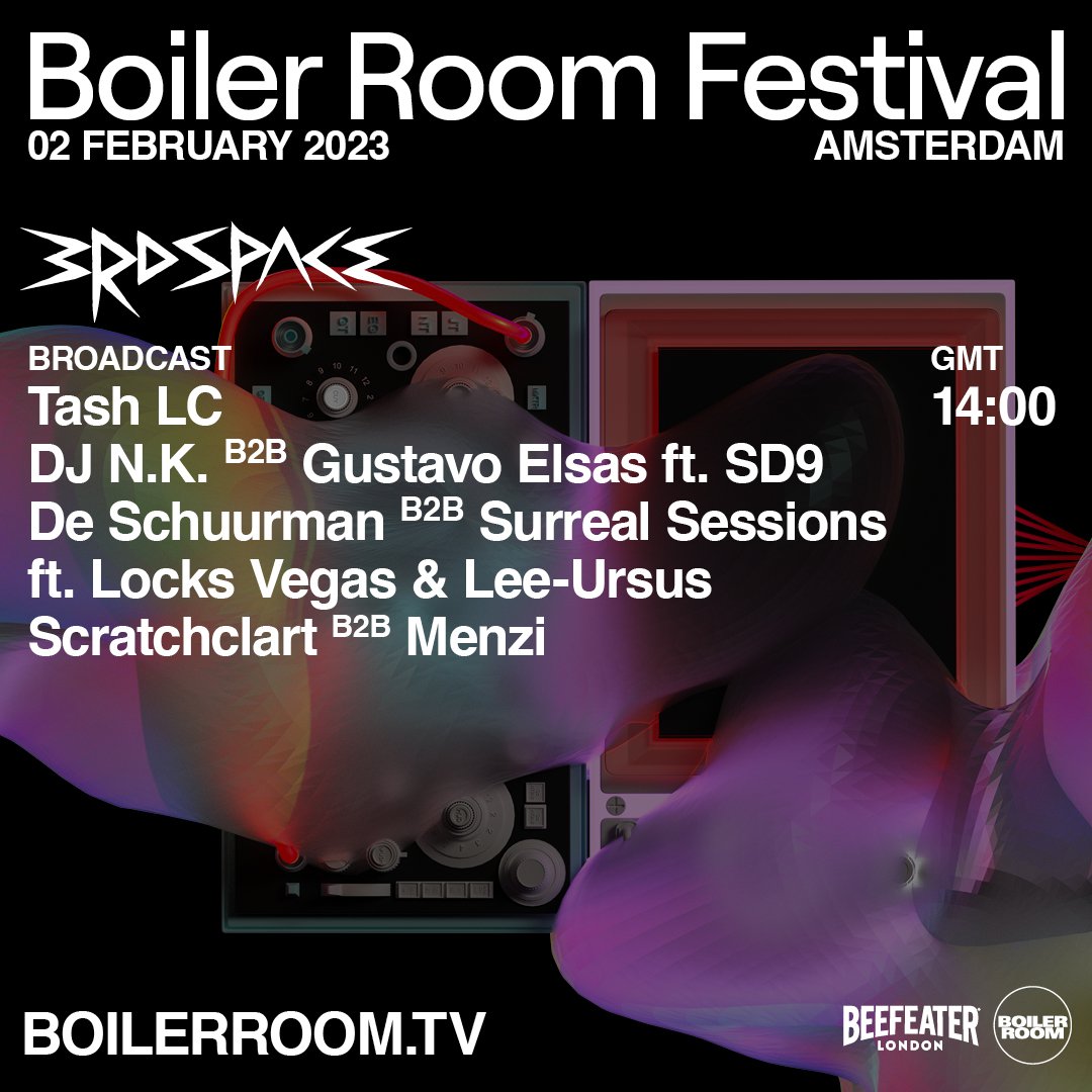 Boiler Room Festival Amsterdam: Third Space flyer