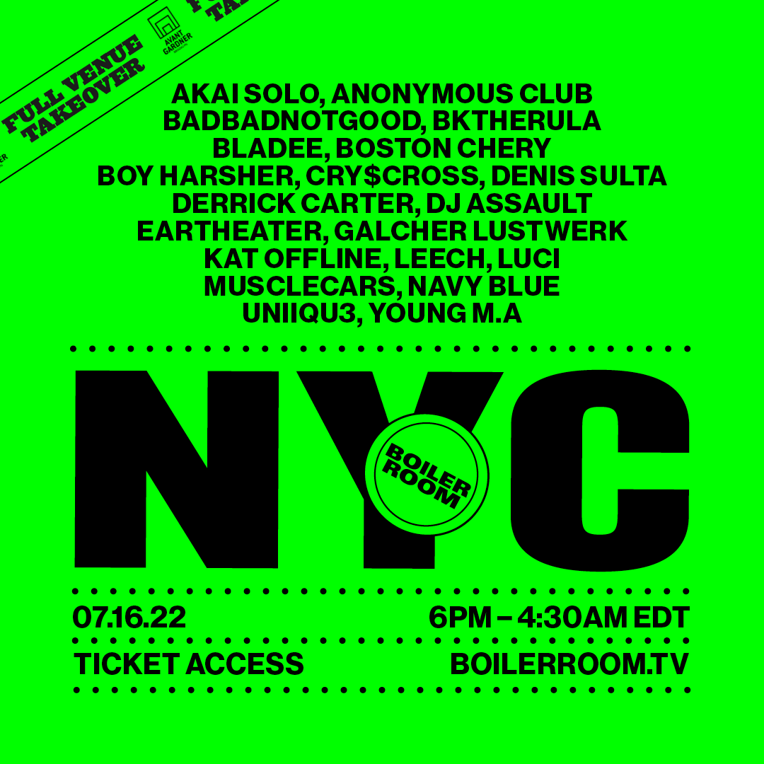 Boiler Room: New York City flyer