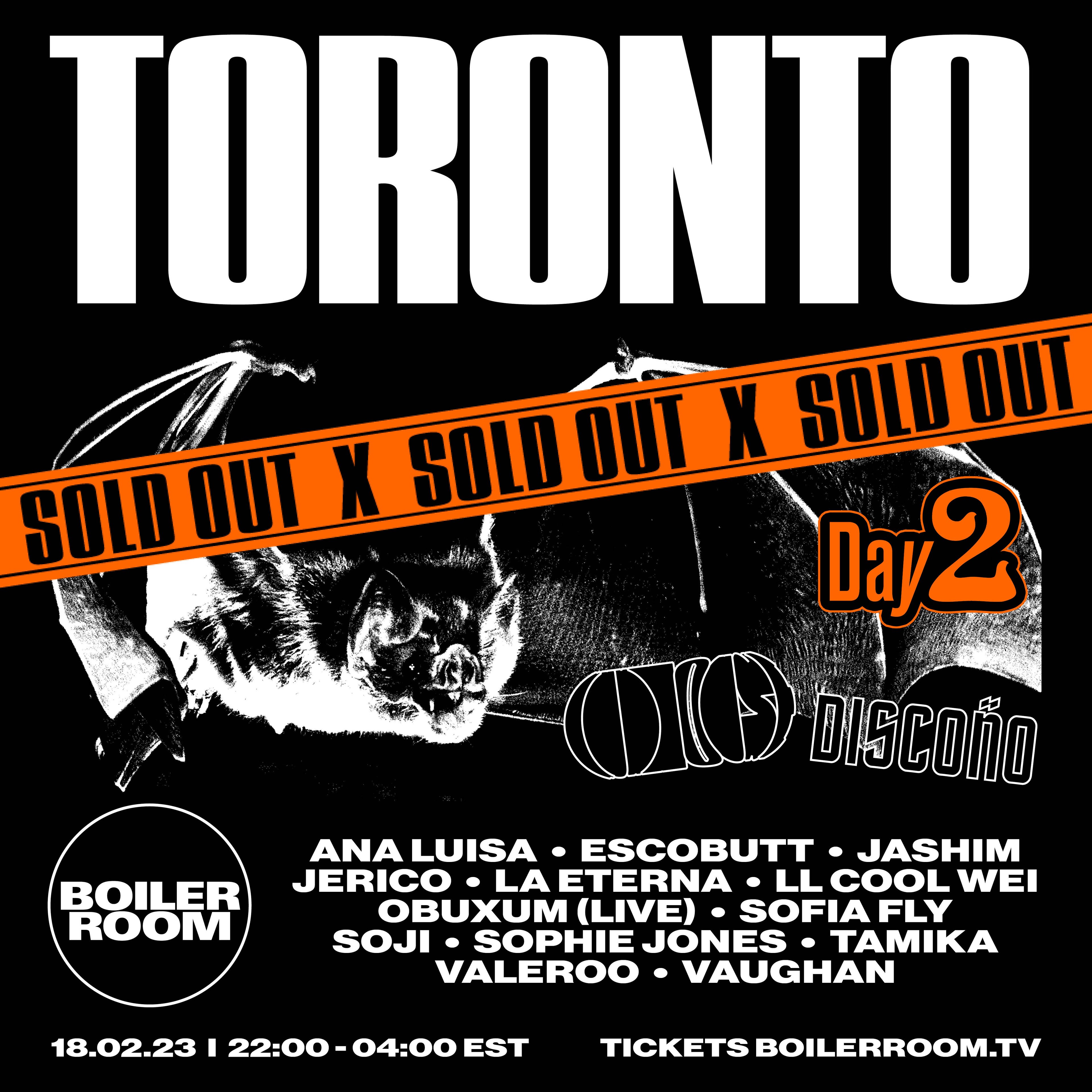 Boiler Room: Toronto | Day 2 flyer