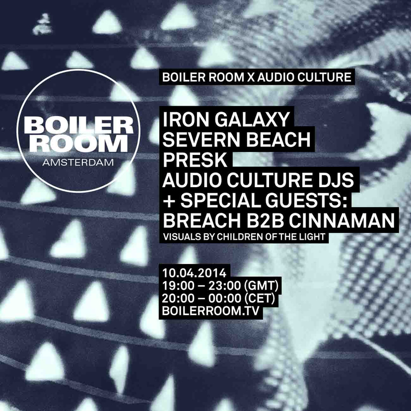 Flyer for event Amsterdam X Audio Culture .