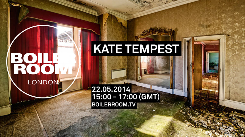 Flyer for event London: Kate Tempest.