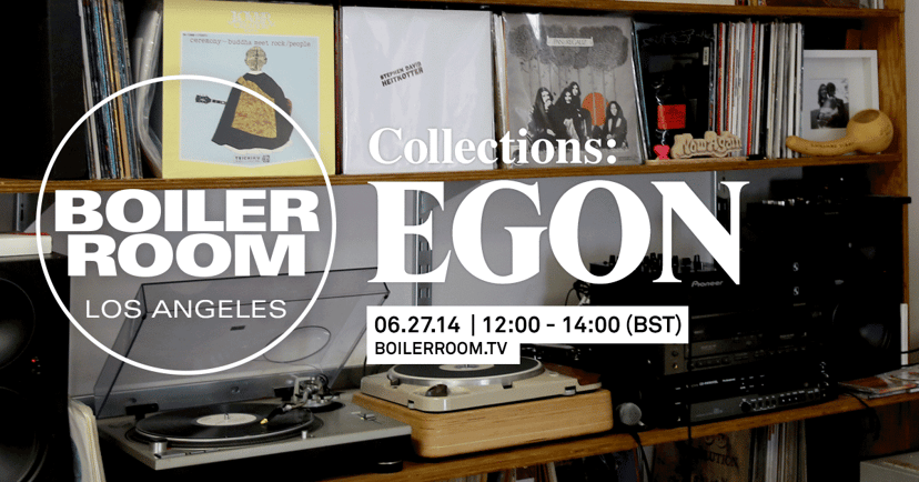 Flyer for event Collections: Egon.