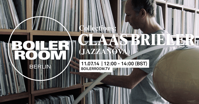 Flyer for event Collections: Claas Brieler (Jazzanova).