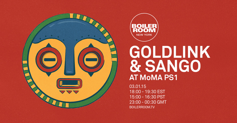 Flyer for event Sango & Goldlink.