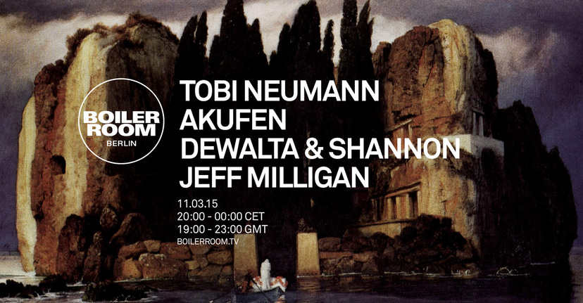 Flyer for event Berlin: Tobi Neumann, Akufen, Dewalta & Shannon, Jeff Milligan .