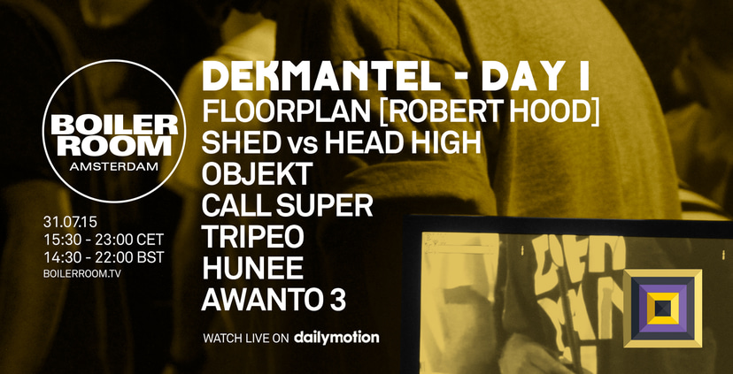 Flyer for event Dekmantel Day One.