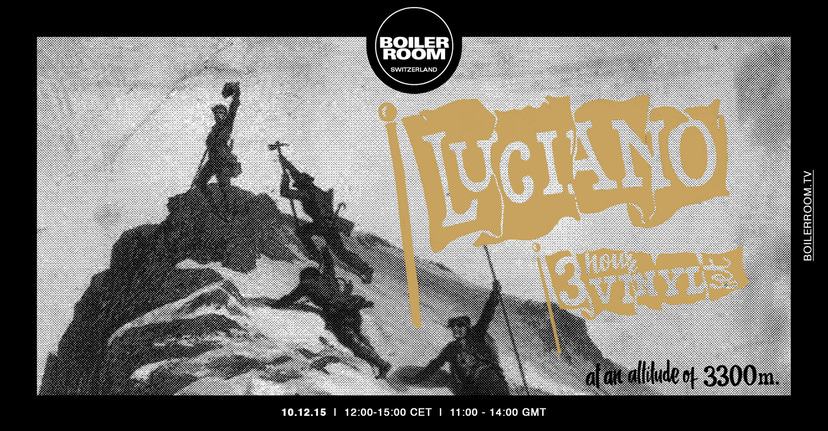 Flyer for event Switzerland: Luciano.