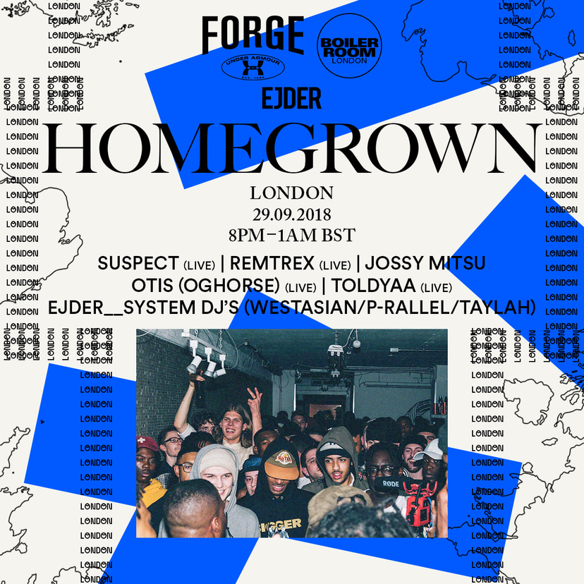 Flyer for event BR X UA Sportstyle London.