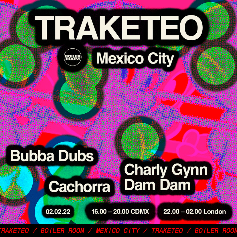 Flyer for event CDMX: Traketeo.