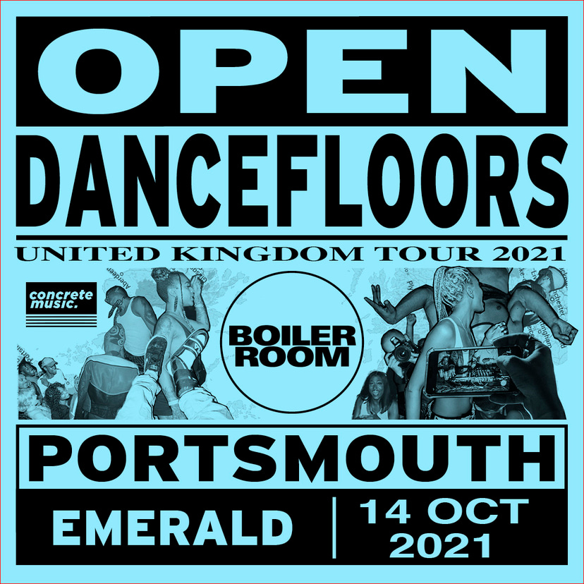 Flyer for event Open Dancefloors | Portsmouth.