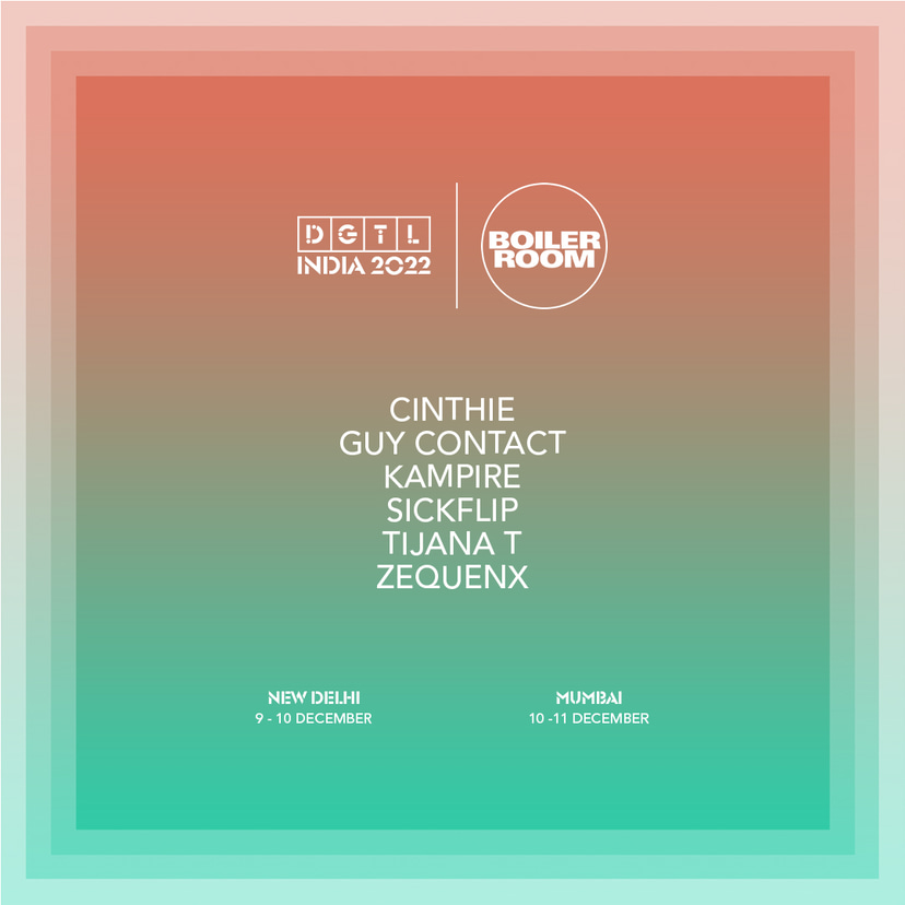 Flyer for event DGTL India.