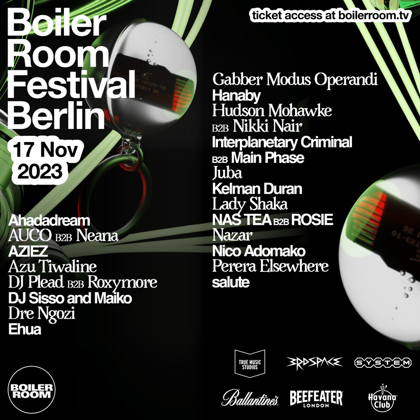 Flyer for event Boiler Room Festival Berlin | Day 2.