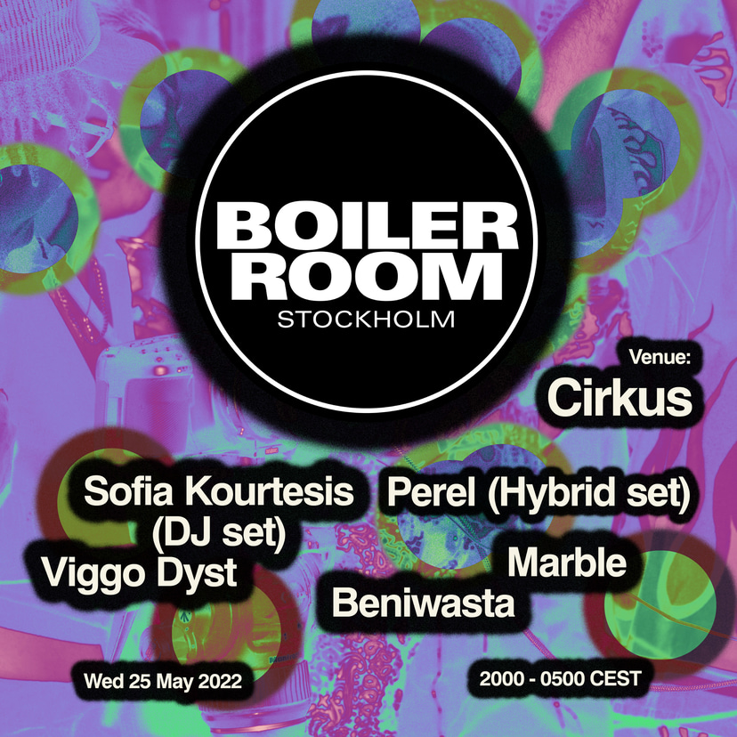 Flyer for event Boiler Room: Stockholm.