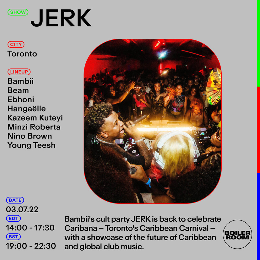 Flyer for event Toronto: Jerk.