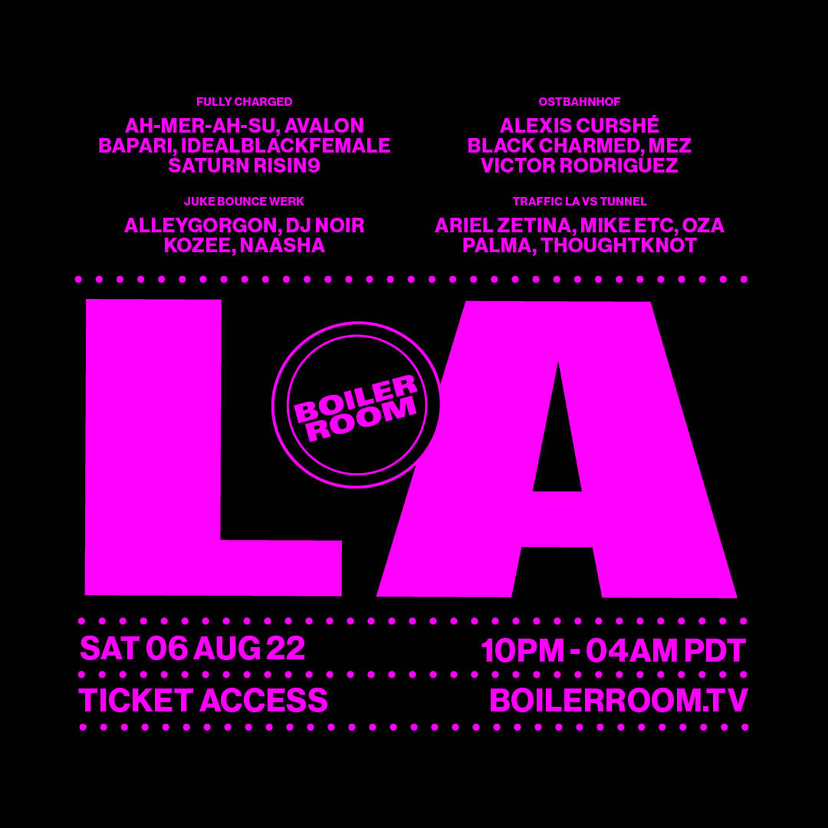 Flyer for event Boiler Room: LA | Day 2.