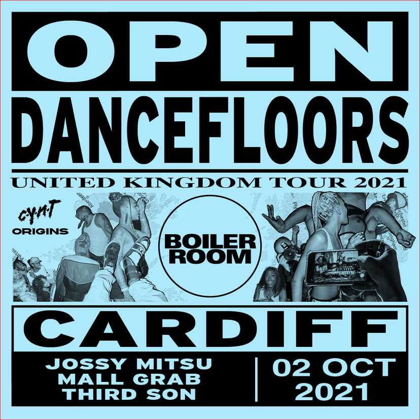 Flyer for event Open Dancefloors | Cardiff.